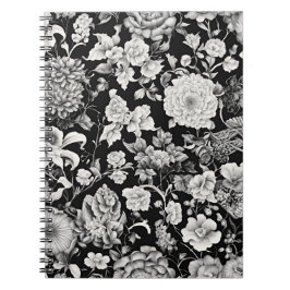 Cuaderno Bloom nocturno: una floral oscura
