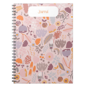 Cuaderno Bloom Rústico - Encantador Diario Floral