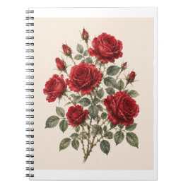 Cuaderno Bloom Where You Are Planted | Vintage Rose Botanic