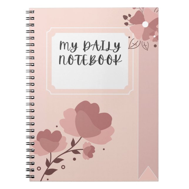 Cuaderno Bloom & Write - Bloc de notas con flores (Frente)
