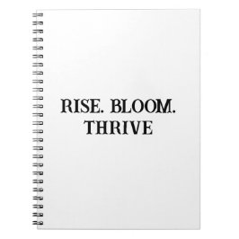 Cuaderno Bloom y Thrive Motivation Notebook