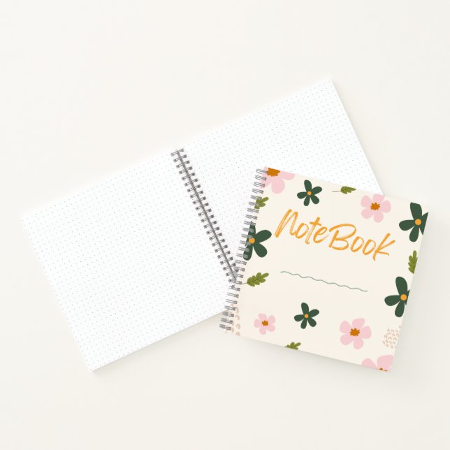 Cuaderno Blooming 🌸 para portátiles ✨- Diseños Minimalista (Interior)