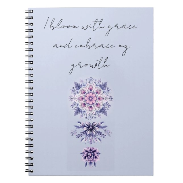 Cuaderno Blooming Serenity Mandala Spiral Photo Notebook (Frente)