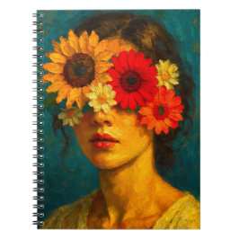 Cuaderno Blooming Soul - Oil Painting Style Portrait