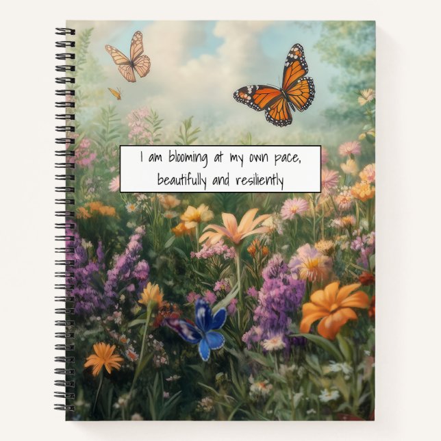 Cuaderno Blooming Wildflowers Journal (Anverso)