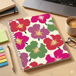 Cuaderno Blooms en negrita Scribbles multicolores