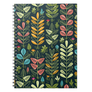 Cuaderno Blooms Eternos: Elegancia floral dibujada a mano