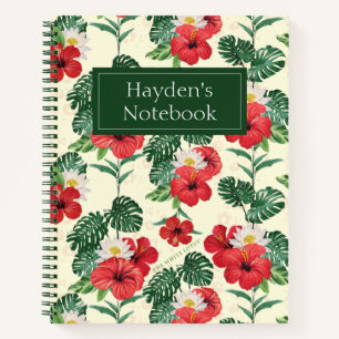 Cuaderno Blooms tropicales del Loto Blanco
