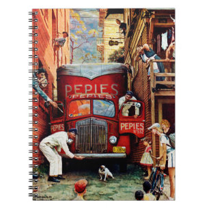 Cuaderno Bloque de camino de Norman Rockwell