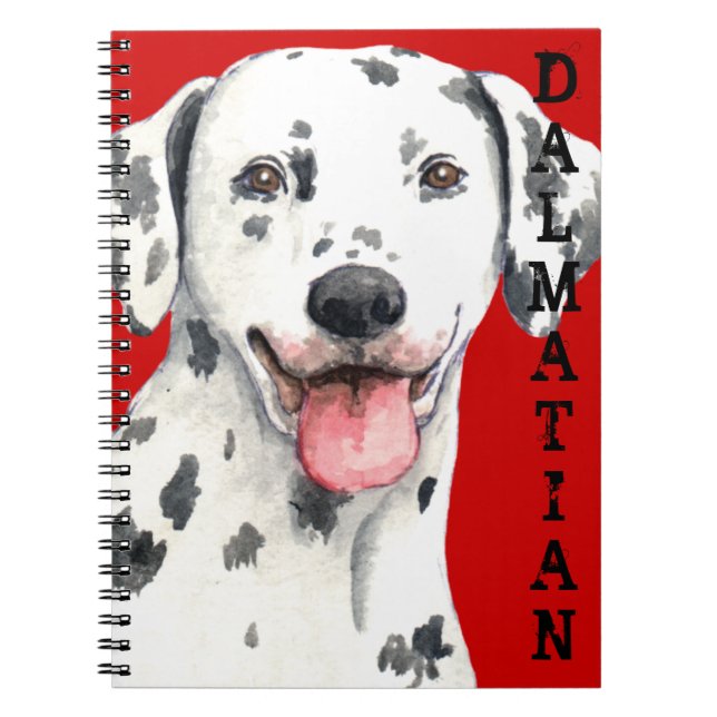 Cuaderno Bloque de color dálmata (Frente)