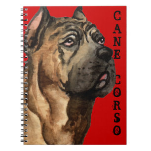 Cuaderno Bloque de color de cane corso