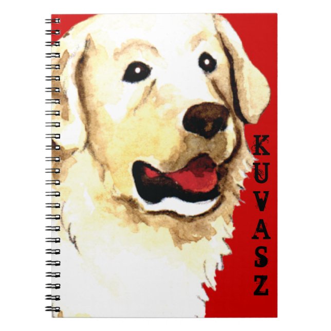 Cuaderno Bloque de color Kuvasz (Frente)