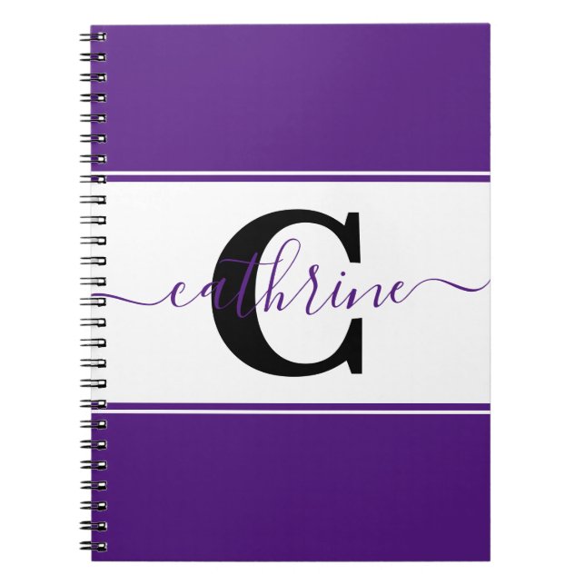 Cuaderno Bloque de color personalizado (Frente)