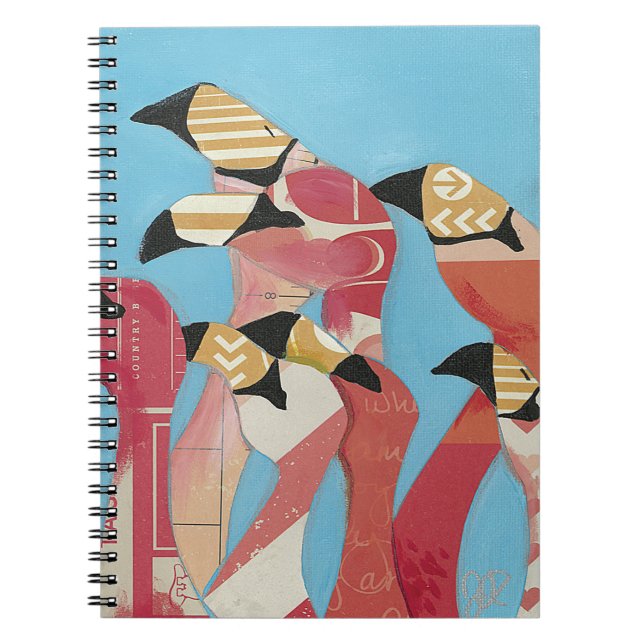 Cuaderno Bloque de flamencos (Frente)