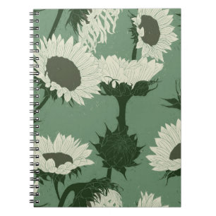 Cuaderno Bloque de madera Imprimir blanco giratorio