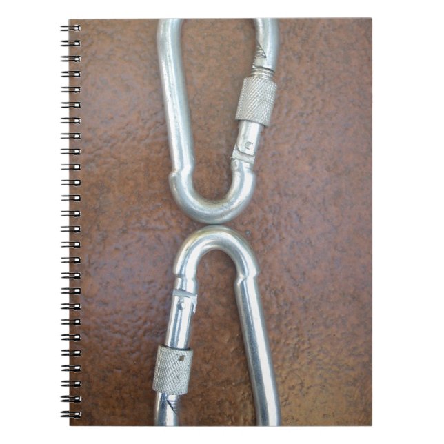Cuaderno Bloqueado: Diseño de bloqueo de carabinero de acer (Frente)