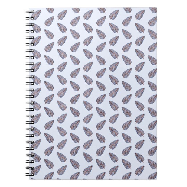 Cuaderno Bloquear diario de espiral de temas de impresión (Frente)