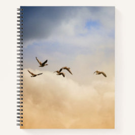 Cuaderno Bloqueo de aves en vuelo