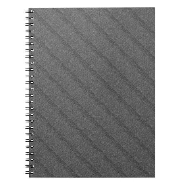 CUADERNO BLOQUEO DE FOTO DE COLOR GRIS PROFUNDO MODERNO (Frente)