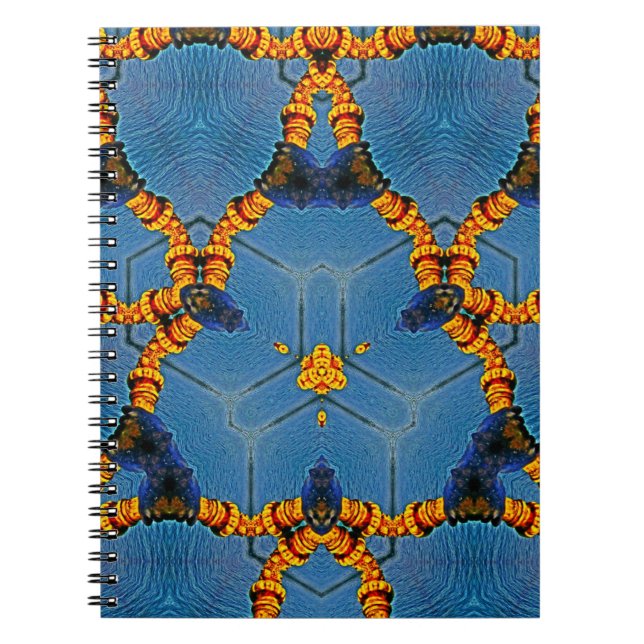 Cuaderno BLOQUEO DE Fotos espirales EL KALEIDOSCOPIO DE LA  (Frente)