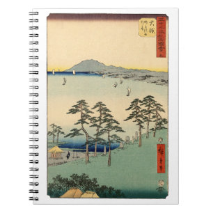 Cuaderno Bloqueo de madera del mundo flotante Ukiyo-e japon