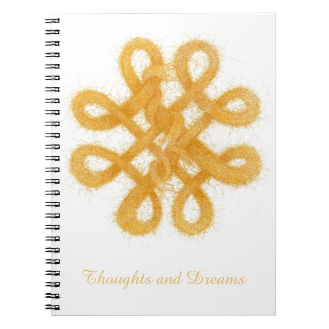 Cuaderno BLOQUEO DE ORO CELTIC KNOT 6.5x8.75 (Frente)