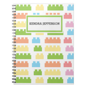 Cuaderno bloques con patrones