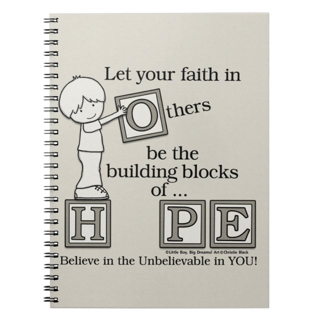 Cuaderno Bloques de construcción de la ESPERANZA (Frente)