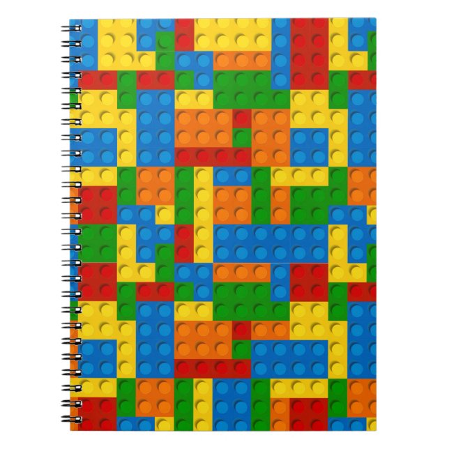 Cuaderno bloques de plástico coloridos (Frente)