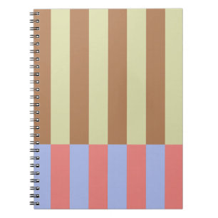 Cuaderno Bloques de rayas pastel