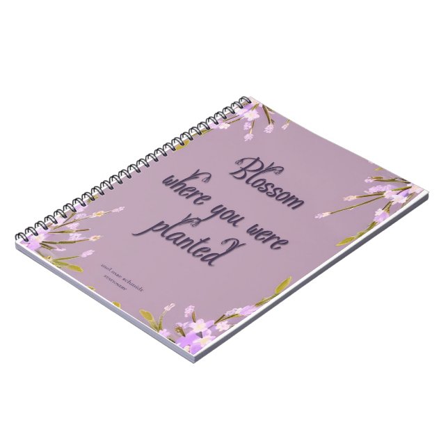 Cuaderno Blossom Blumen Mel Mae Schmidt Stationery (Lado Izquierdo)