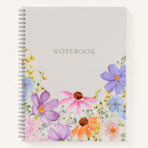 Blossom de verano Bloc de notas florales