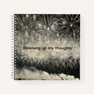 Cuaderno Blowing up my thoughts Journal