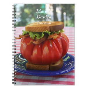 Cuaderno BLT con tomate gigante