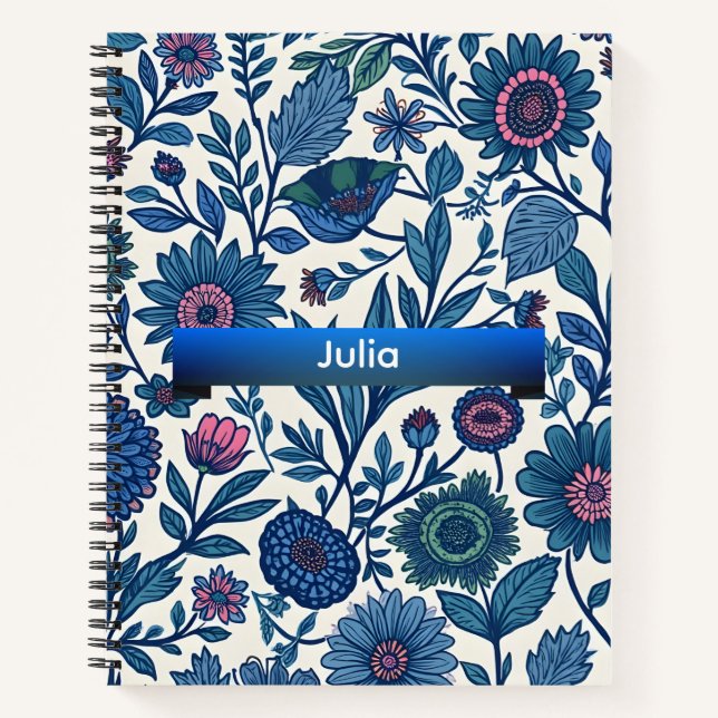 Cuaderno Blue and Pink Delight (Anverso)