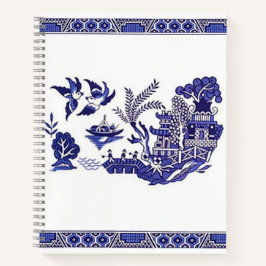 Cuaderno Blue and White China Blue Willow Sketchbook