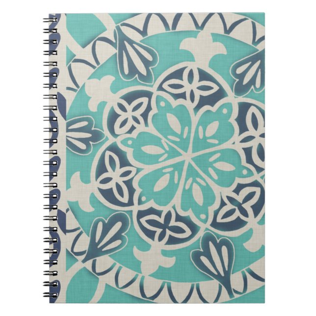 Cuaderno Blue Batik Tile I (Frente)