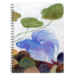 Cuaderno Blue Betta Fish