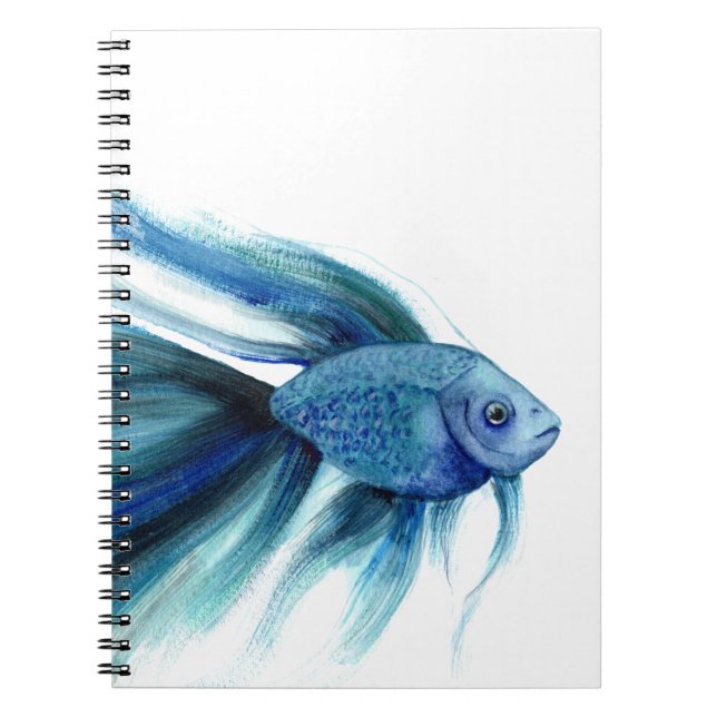 Cuaderno Blue Betta Fish (Frente)