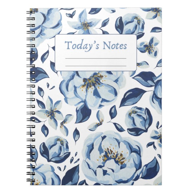 Cuaderno Blue Blossom (Frente)