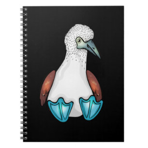 Cuaderno Blue Bobby Cute Bird Gift Sea Bird Fooby