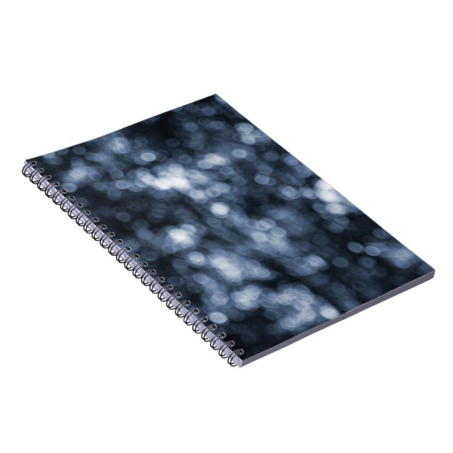 Cuaderno Blue Bokeh (Lado Derecho)