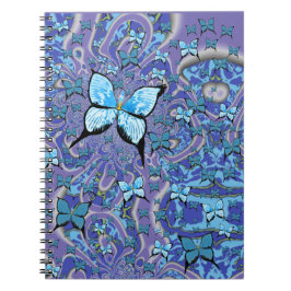 Cuaderno Blue Butterflies Psychedelic Dream