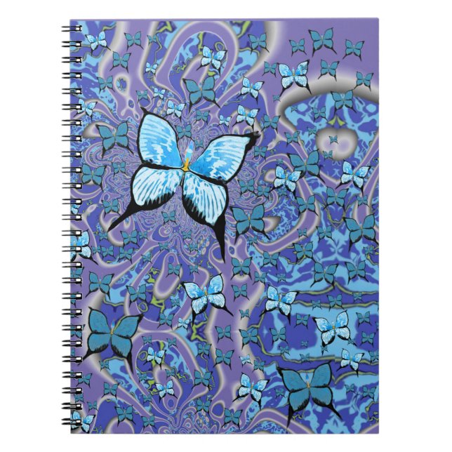 Cuaderno Blue Butterflies Psychedelic Dream (Frente)