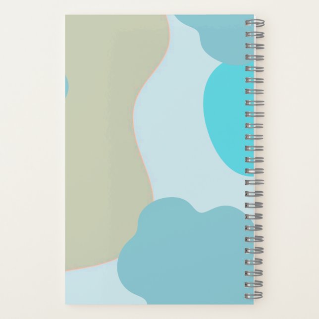 Cuaderno Blue Camo Notebook – Cool Camouflage Journal (Reverso)