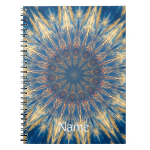 Cuaderno Blue Chakra Kaleidoscope Thunder_Cove