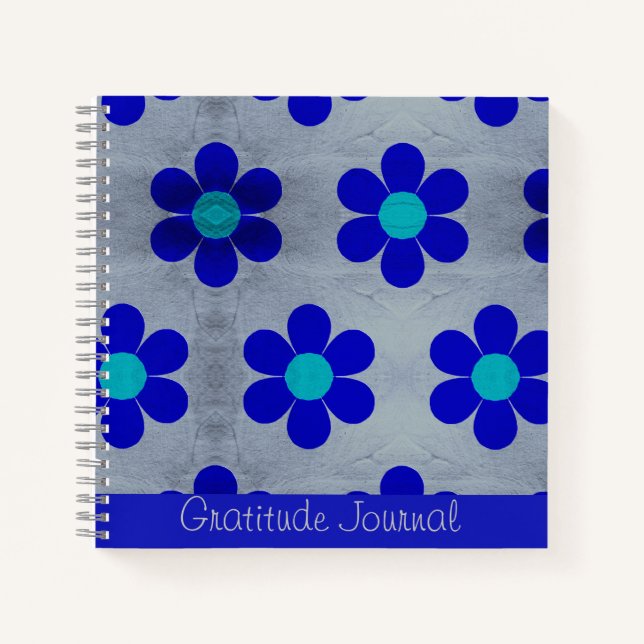 Cuaderno Blue Daisies Gratitude Journal (Anverso)