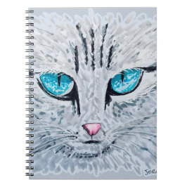 Cuaderno Blue Eyed Fluffy Cat