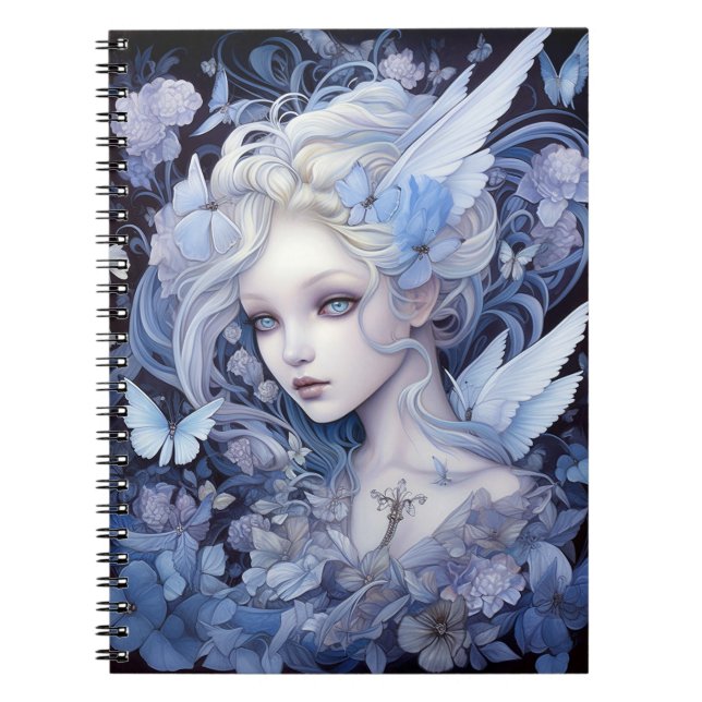 Cuaderno Blue Fairy Fantasy Art (Frente)