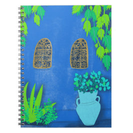 Cuaderno Blue Garden Wall Majorelle Marruecos